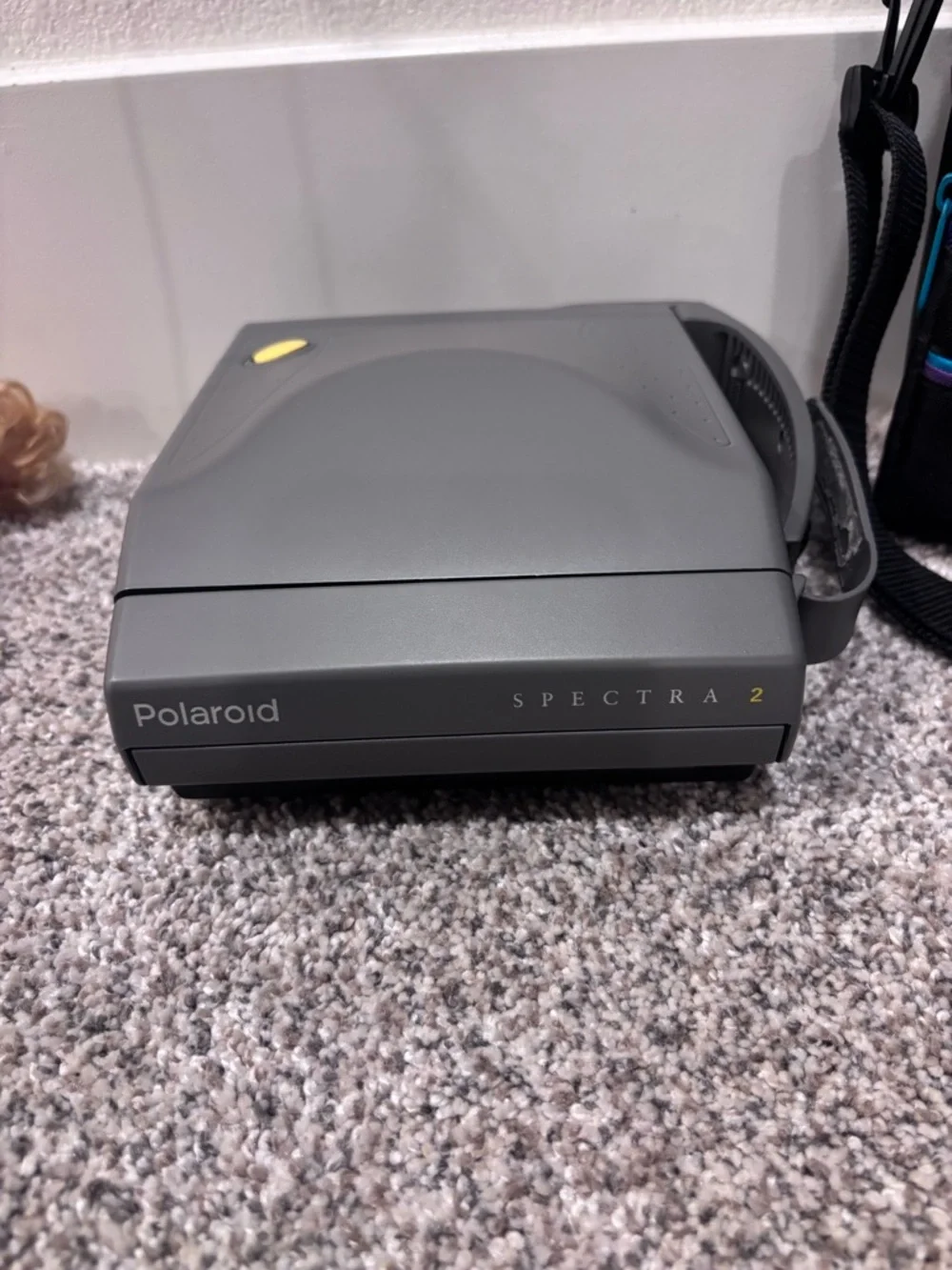 Polaroid Spectra 2 Gray Instant Camera with case. And original recipt 1998